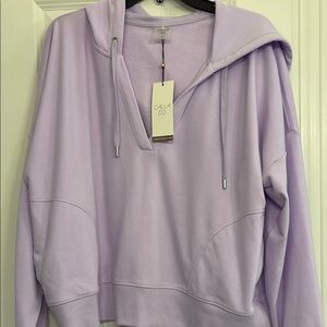 CALIA Purple Oversized Long Sleeve Sweatshirt